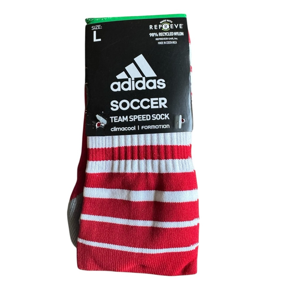 NWT! ADIDAS Climacool Team Speed Soccer Socks Men/Women Large